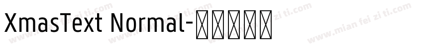 XmasText Normal字体转换